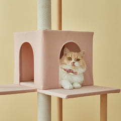 MWPO 63.8" Luxury Modern Wood Cat Tree WS7000 MWPO 63.8" Luxury Modern Wood Cat Tree WS7000