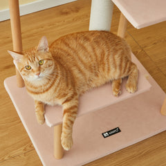 MWPO 63.8" Luxury Modern Wood Cat Tree WS7000 MWPO 63.8" Luxury Modern Wood Cat Tree WS7000