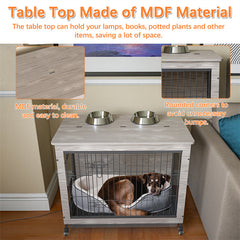 38” Wooden Dog Crate End Table 38” Wooden Dog Crate End Table