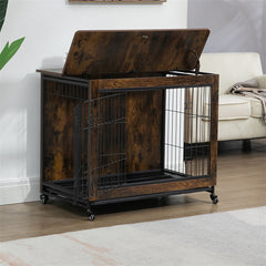 38” Wooden Dog Crate End Table 38” Wooden Dog Crate End Table