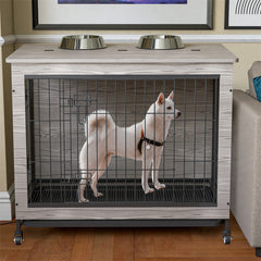38” Wooden Dog Crate End Table 38” Wooden Dog Crate End Table