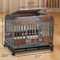 32-46" Heavy Duty Furniture Style Dog Crate 32-46" Heavy Duty Furniture Style Dog Crate