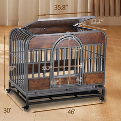 32-46" Heavy Duty Furniture Style Dog Crate 32-46" Heavy Duty Furniture Style Dog Crate