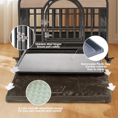 32-46" Heavy Duty Furniture Style Dog Crate 32-46" Heavy Duty Furniture Style Dog Crate