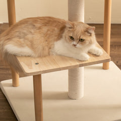 MWPO 63.8" Luxury Modern Wood Cat Tree WS7000 MWPO 63.8" Luxury Modern Wood Cat Tree WS7000