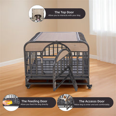 32-46" Heavy Duty Furniture Style Dog Crate 32-46" Heavy Duty Furniture Style Dog Crate