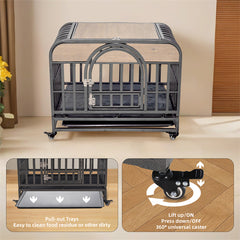 32-46" Heavy Duty Furniture Style Dog Crate 32-46" Heavy Duty Furniture Style Dog Crate