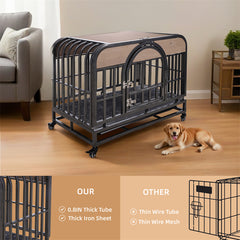 32-46" Heavy Duty Furniture Style Dog Crate 32-46" Heavy Duty Furniture Style Dog Crate
