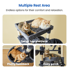 【Hot】MWPO 74.8” Large Cat Tree TX00063
