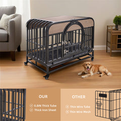 32-46" Heavy Duty Furniture Style Dog Crate