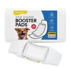 Disposable Dog Diaper Liners Booster Pads for Male & Female Dogs - 100ct